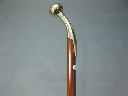 Edelholz messing gehstock - messing,