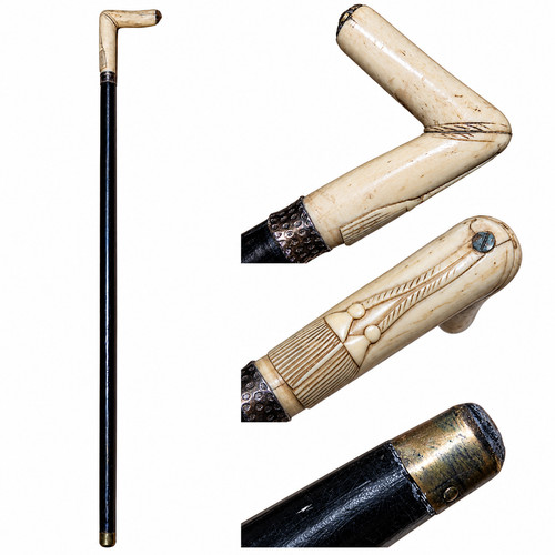 Antiker spazierstock 1900 - spazierstock, um