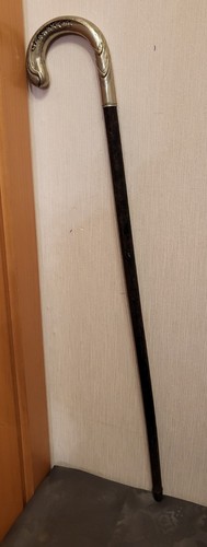 Eleganter antiker gehstock mit - eleganter,
