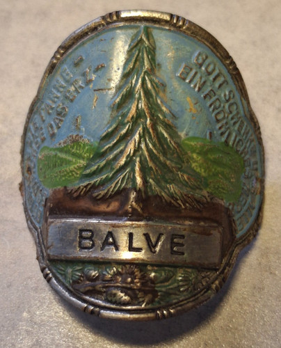 Vintage stockschild balve - vintage,